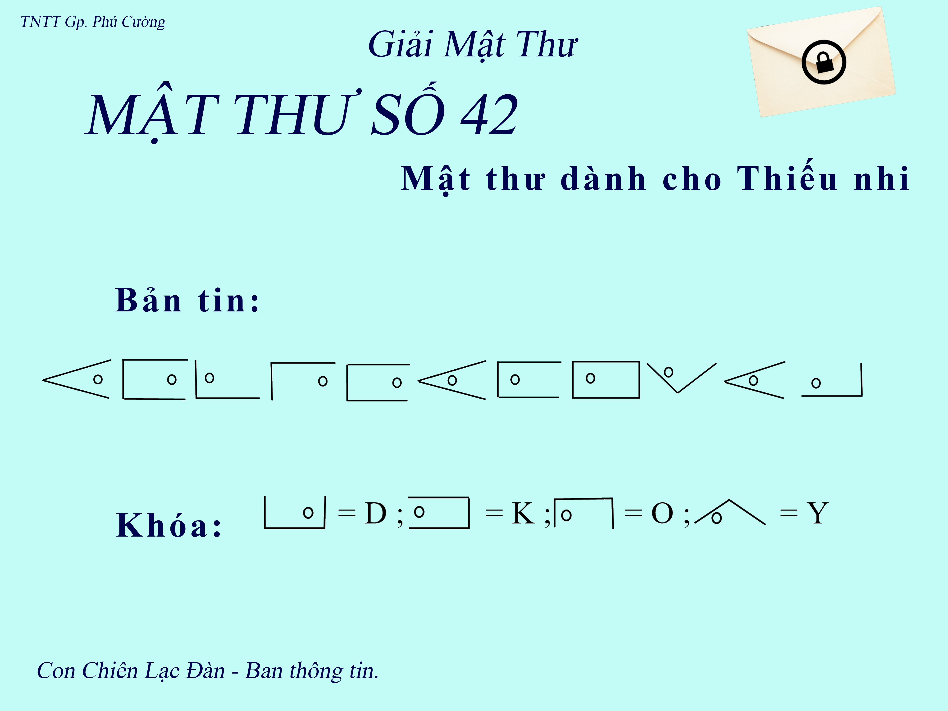 MẬT THƯ SỐ 42