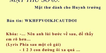 MẬT THƯ SỐ 65