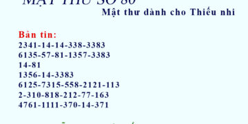 MẬT THƯ SỐ 80