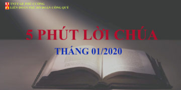 5 PHÚT LỜI CHÚA THÁNG 01/2020