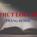 5 PHÚT LỜI CHÚA THÁNG 01/2020