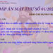 ĐÁP ÁN MẬT THƯ SỐ 01/2020 – HUYNH TRƯỞNG