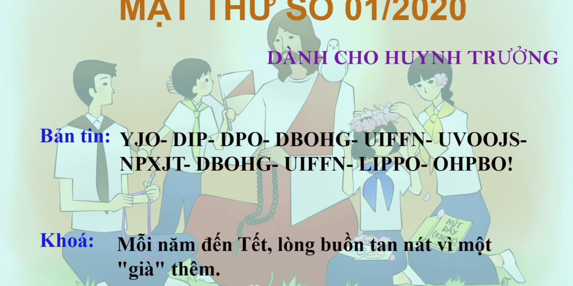 MẬT THƯ SỐ 01 NĂM 2020 – HUYNH TRƯỞNG