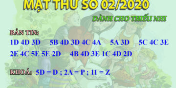 MẬT THƯ SỐ 02 NĂM 2020 – THIẾU NHI