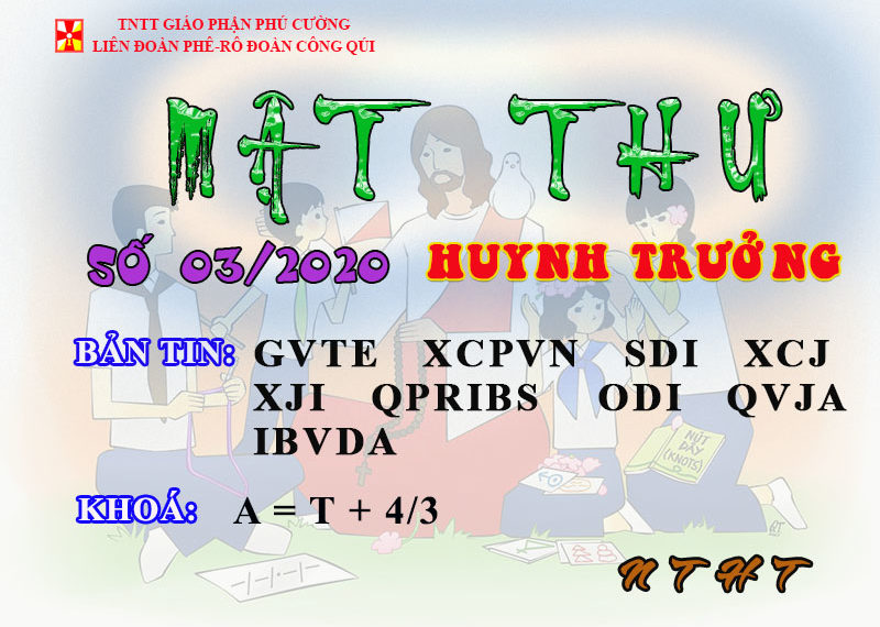 MẬT THƯ SỐ 03/2020 – HUYNH TRƯỞNG