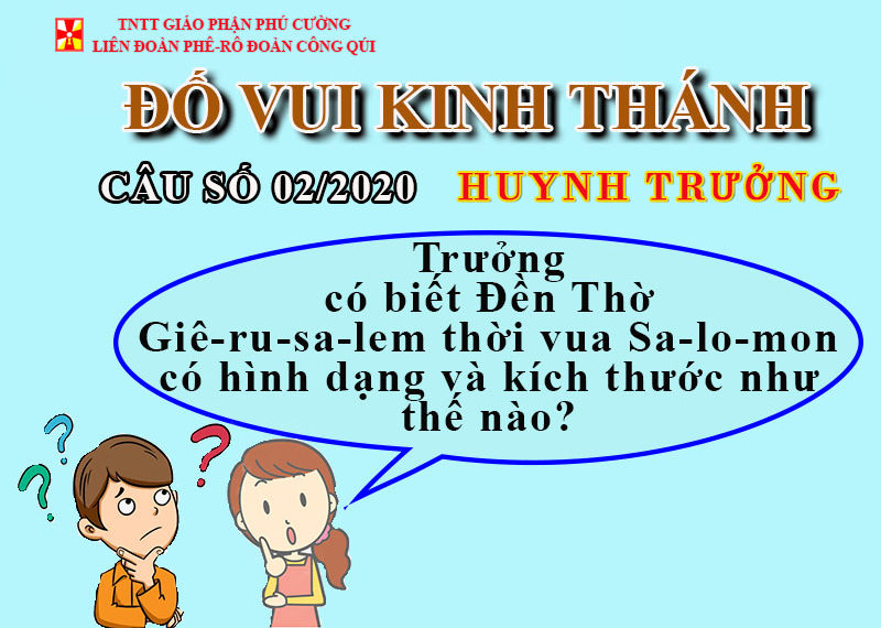 ĐỐ VUI KINH THÁNH – HUYNH TRƯỞNG
