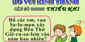 ĐỐ VUI KINH THÁNH – THIẾU NHI