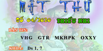 MẬT THƯ SỐ 04/2020 – THIẾU NHI