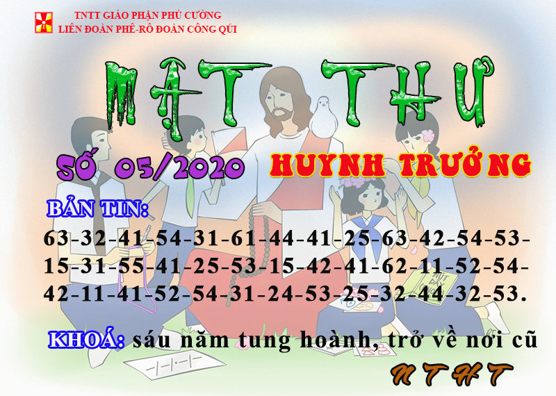 MẬT THƯ SỐ 05-2020 HUYNH TRƯỞNG