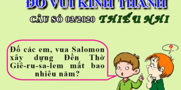 ĐỐ VUI KINH THÁNH – THIẾU NHI