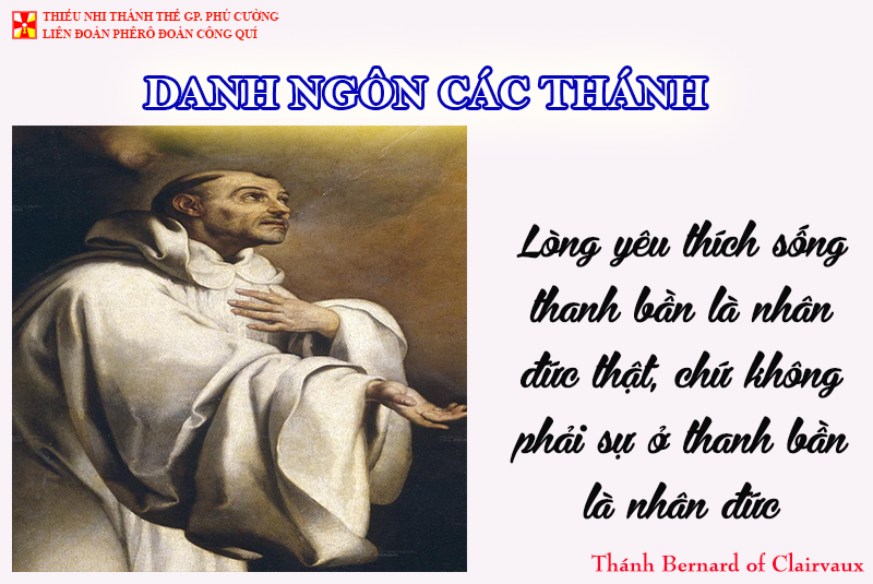 DANH NGÔN CÁC THÁNH