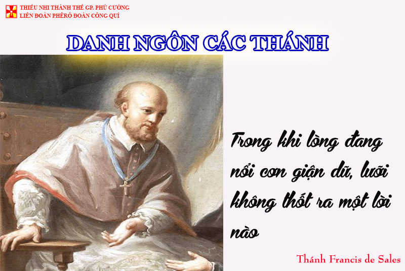 DANH NGÔN CÁC THÁNH