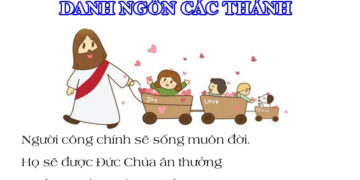 DANH NGÔN CÁC THÁNH