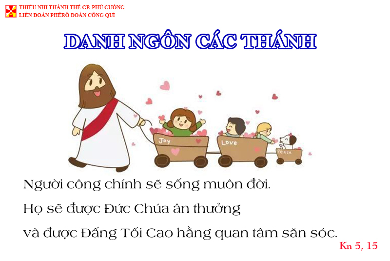 DANH NGÔN CÁC THÁNH