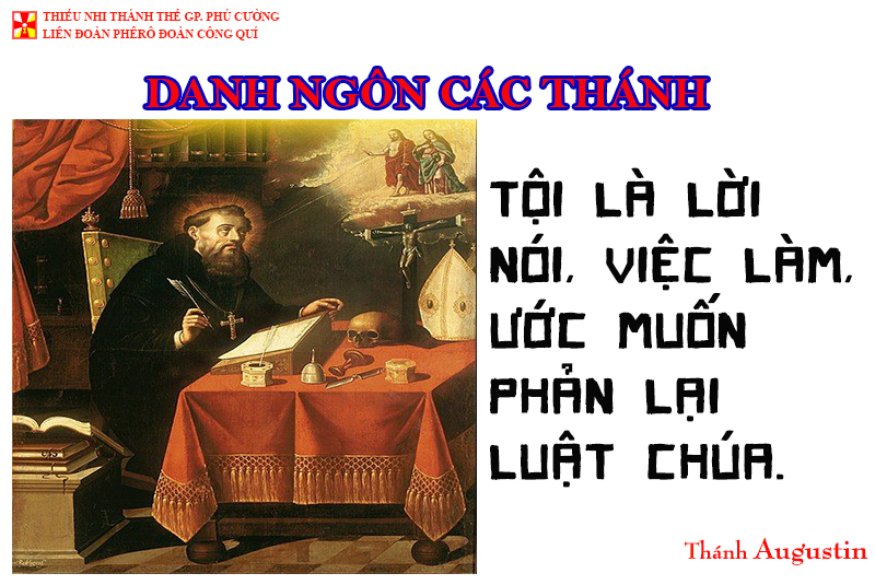 DANH NGÔN CÁC THÁNH