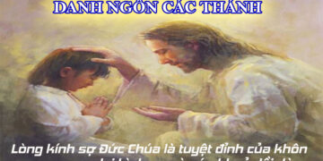 DANH NGÔN CÁC THÁNH