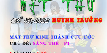 MẬT THƯ SỐ 05/2022 – DÀNH CHO HUYNH TRƯỞNG