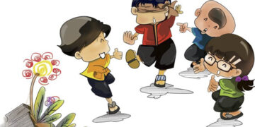 TRÒ CHƠI THƯỞNG – PHẠT: VÁC ĐÁ TRÊN LƯNG