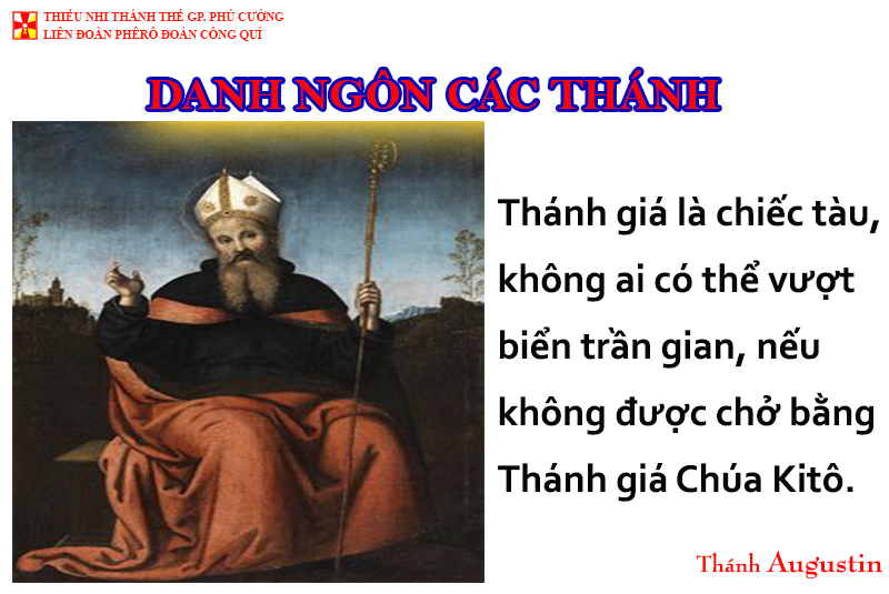 DANH NGÔN CÁC THÁNH
