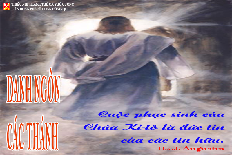 DANH NGÔN CÁC THÁNH