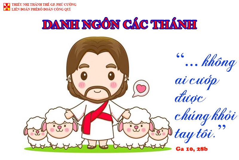 DANH NGÔN CÁC THÁNH