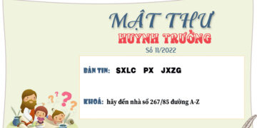 MẬT THƯ SỐ 11/2022 – DÀNH CHO HUYNH TRƯỞNG