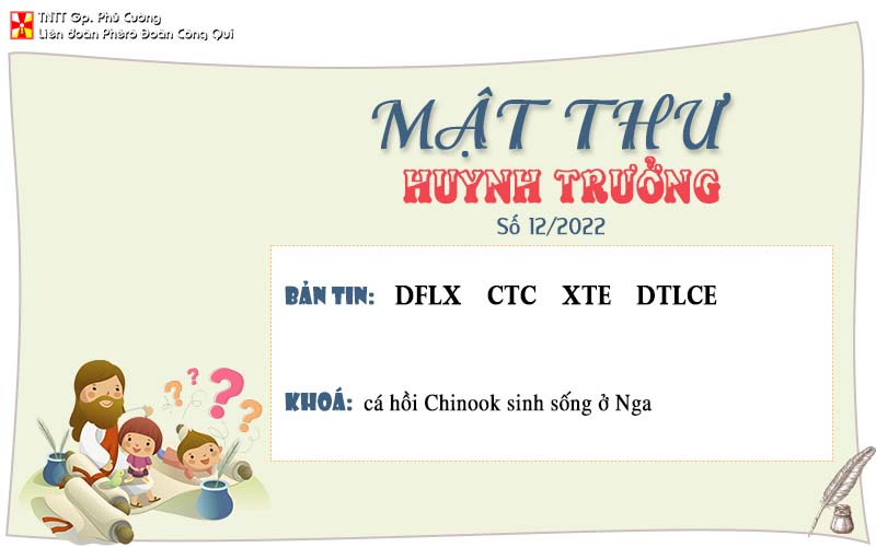 MẬT THƯ SỐ 12/2022 – DÀNH CHO HUYNH TRƯỞNG