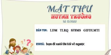 MẬT THƯ SỐ 13/2022 – DÀNH CHO HUYNH TRƯỞNG