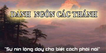 DANH NGÔN CÁC THÁNH