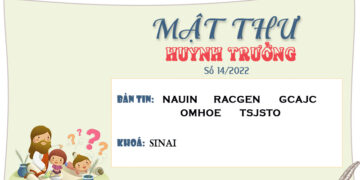 MẬT THƯ SỐ 14/2022 – DÀNH CHO HUYNH TRƯỞNG