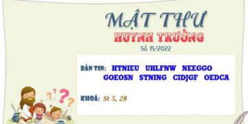 MẬT THƯ SỐ 15/2022 – DÀNH CHO HUYNH TRƯỞNG