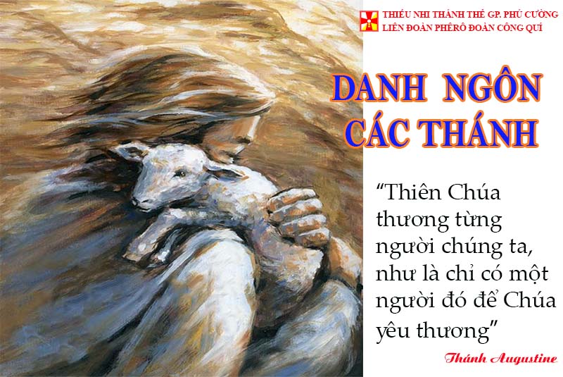 DANH NGÔN CÁC THÁNH