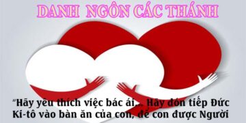 DANH NGÔN CÁC THÁNH