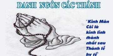 DANH NGÔN CÁC THÁNH