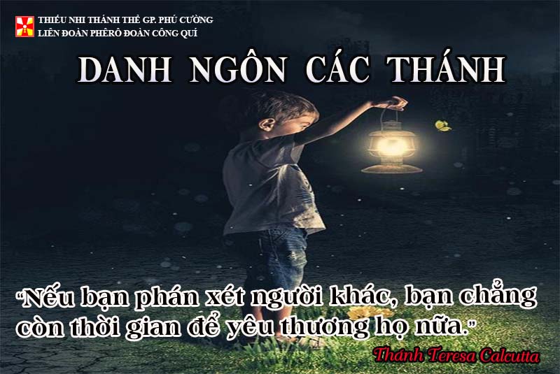 DANH NGÔN CÁC THÁNH