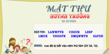 MẬT THƯ SỐ 22/2022 – DÀNH CHO HUYNH TRƯỞNG
