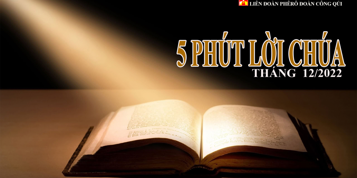 5 PHÚT LỜI CHÚA THÁNG 12/2022
