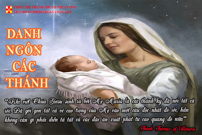 DANH NGÔN CÁC THÁNH