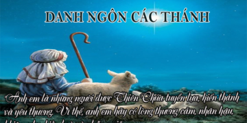 DANH NGÔN CÁC THÁNH