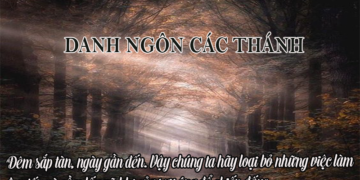 DANH NGÔN CÁC THÁNH