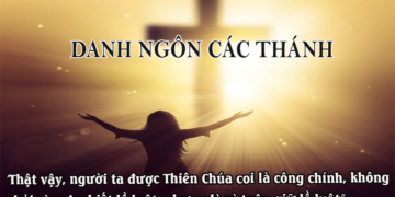 DANH NGÔN CÁC THÁNH