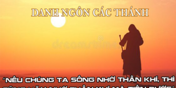 DANH NGÔN CÁC THÁNH