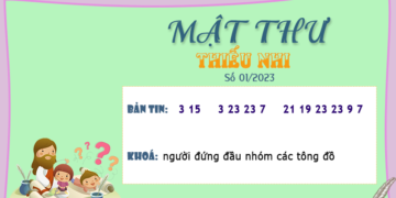MẬT THƯ SỐ 01/2023 – DÀNH CHO THIẾU NHI