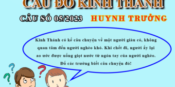 CÂU SỐ 05/2023 – DÀNH CHO HUYNH TRƯỞNG