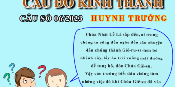 CÂU SỐ 06/2023 – DÀNH CHO HUYNH TRƯỞNG