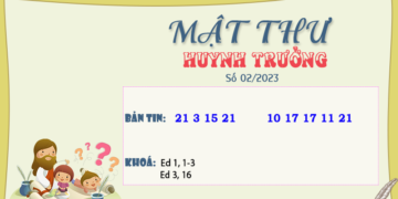 MẬT THƯ SỐ 02/2023 – DÀNH CHO HUYNH TRƯỞNG