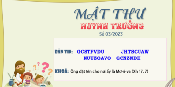 MẬT THƯ SỐ 03/2023 – DÀNH CHO HUYNH TRƯỞNG