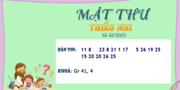 MẬT THƯ SỐ 02/2023 – DÀNH CHO THIẾU NHI