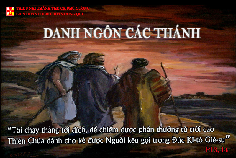 DANH NGÔN CÁC THÁNH