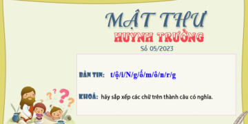 MẬT THƯ SỐ 05/2023 – DÀNH CHO HUYNH TRƯỞNG